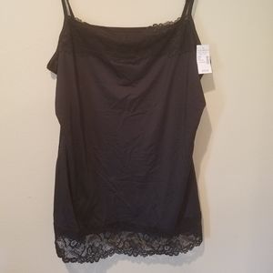 Super Cute Maurices Black Lace Camisole